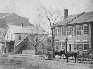 The St. Albans Bank (building on right)