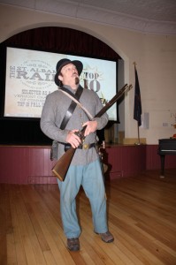 Steve Smith, of St. Albans, is an officer with the 2nd Mississippi and the organizer of the re-enactors that will camp in Taylor Park in September.