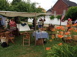 Bill and Liz Hallett, of Newburyport, Mass. will bring their portrayals of 1860’s communications and laundry services to Taylor Park this September.